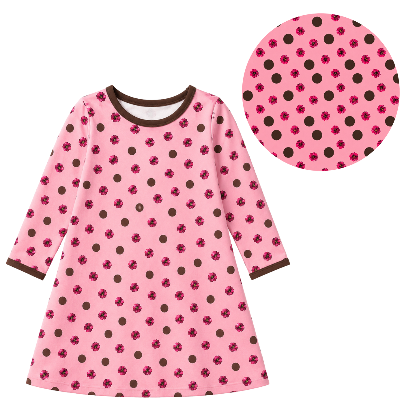 Penny Play Dress | Pink & Dottie