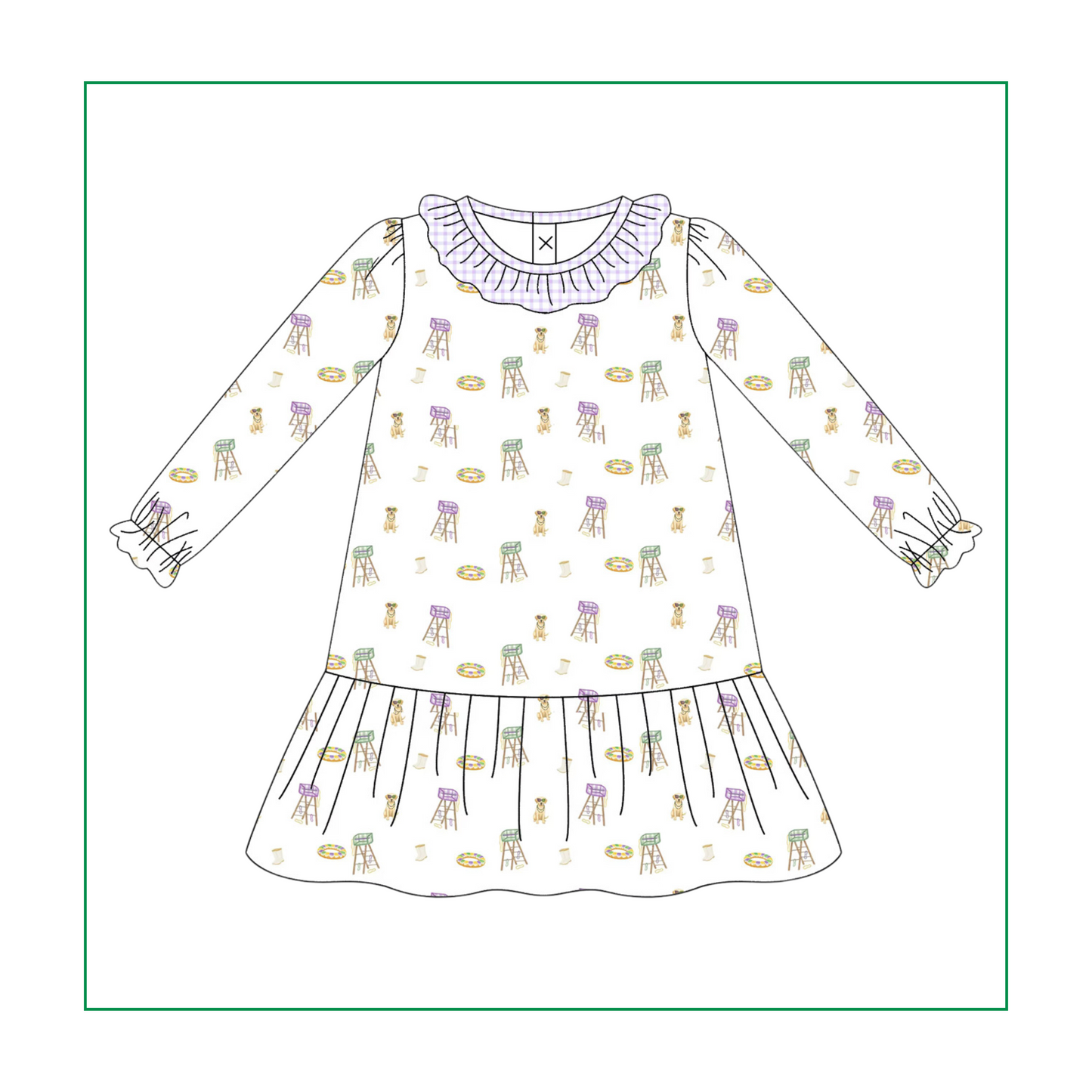 Pups & Ladders Dress