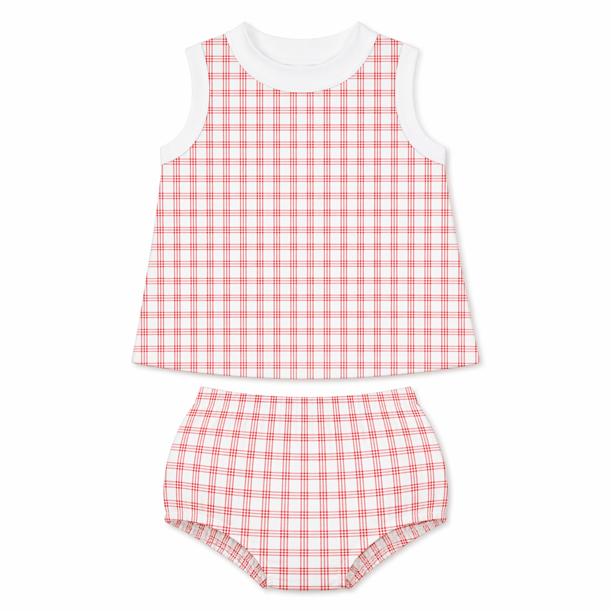 The Little Match Point Set | Heritage Red Plaid