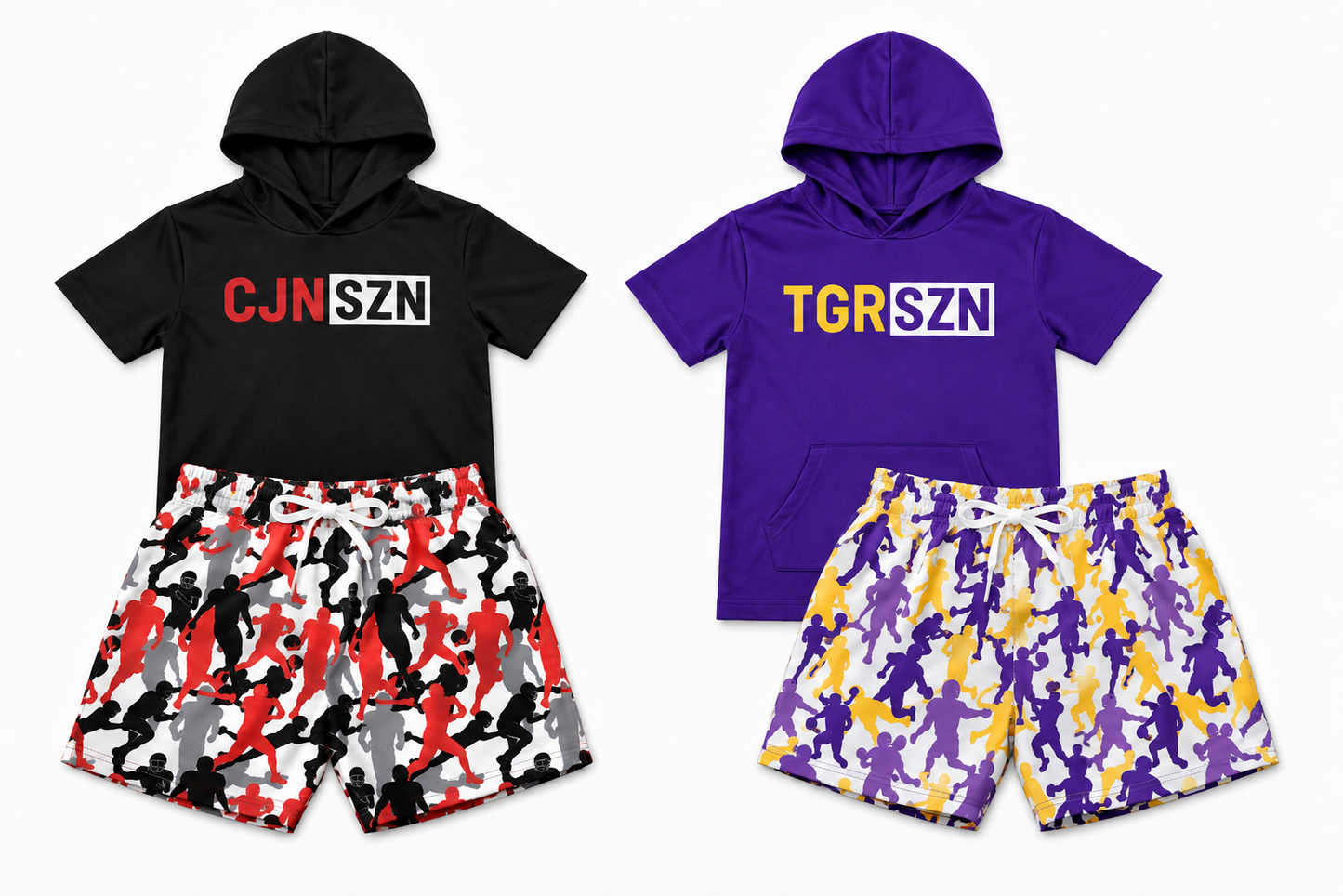 Hooded Short Set