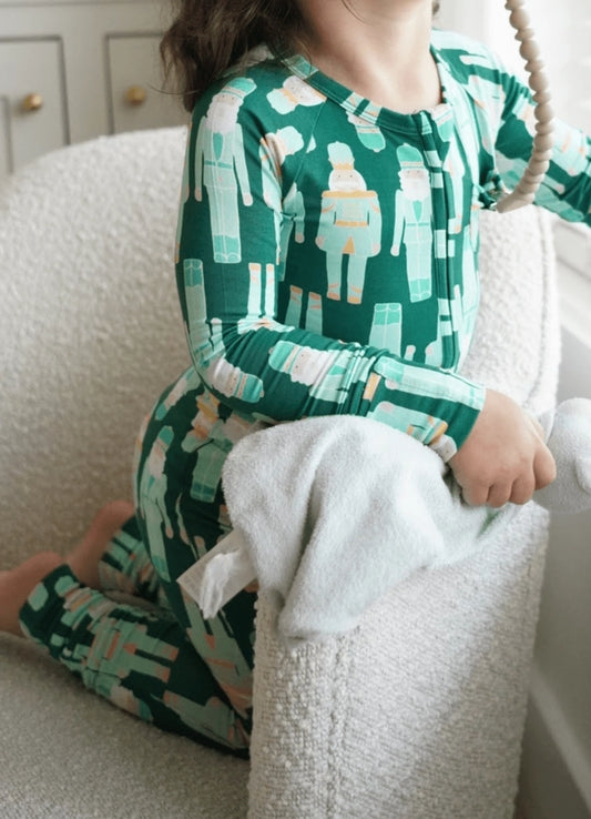 Green Nutcrackers Two Piece Set