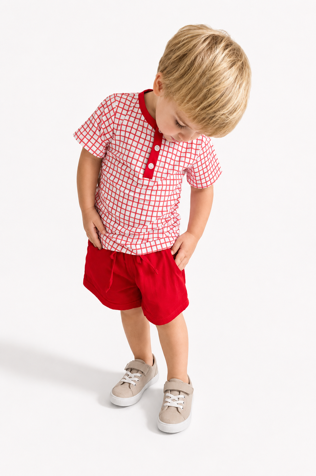 The Henley | Heritage Red Plaid