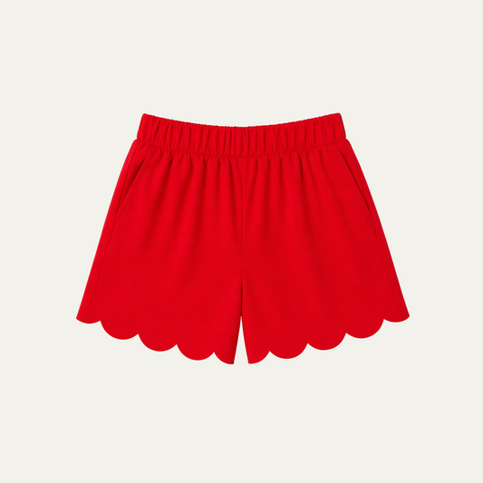 Scallop Short | Heritage Red