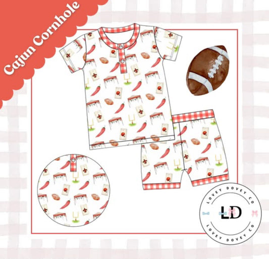 Cajun Cornhole Pajama