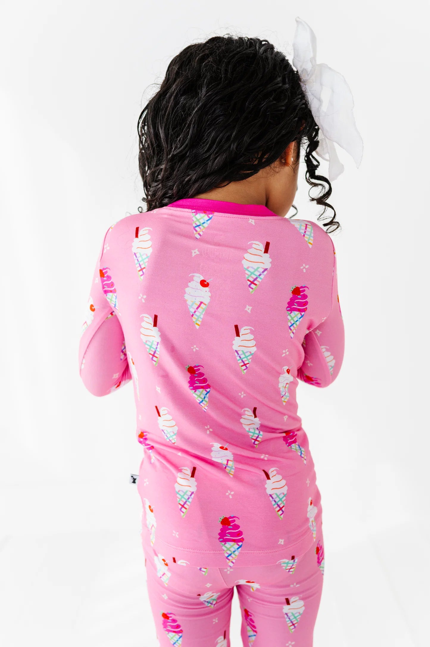Sundae Funday Kids Pajamas- Pink