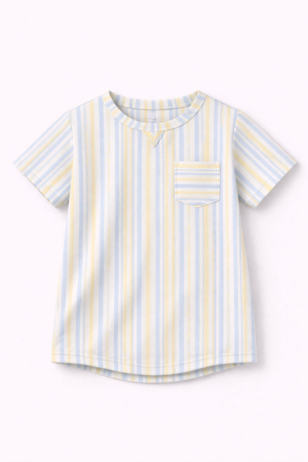 The Court Pocket Tee | Dockside Stripe