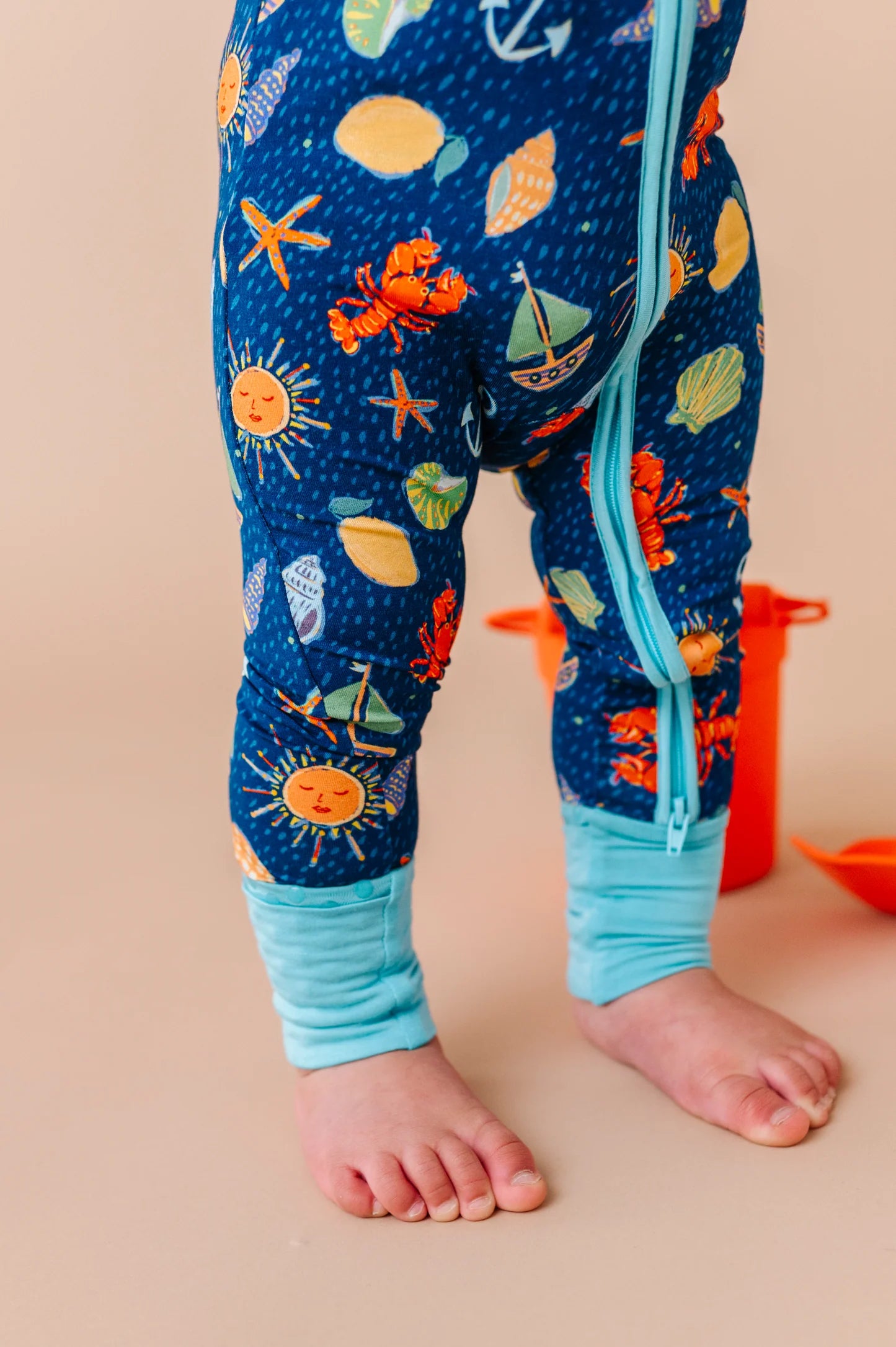 Shell We Go To Bed Zippy - Blue