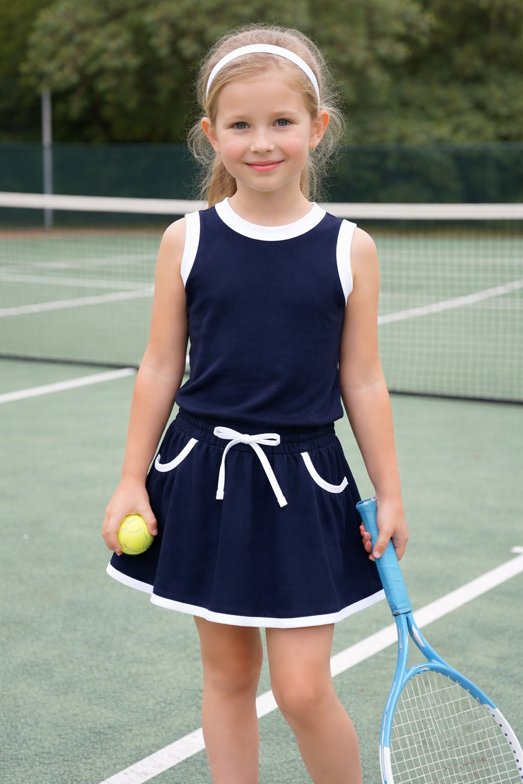 The Della Skort | Navy