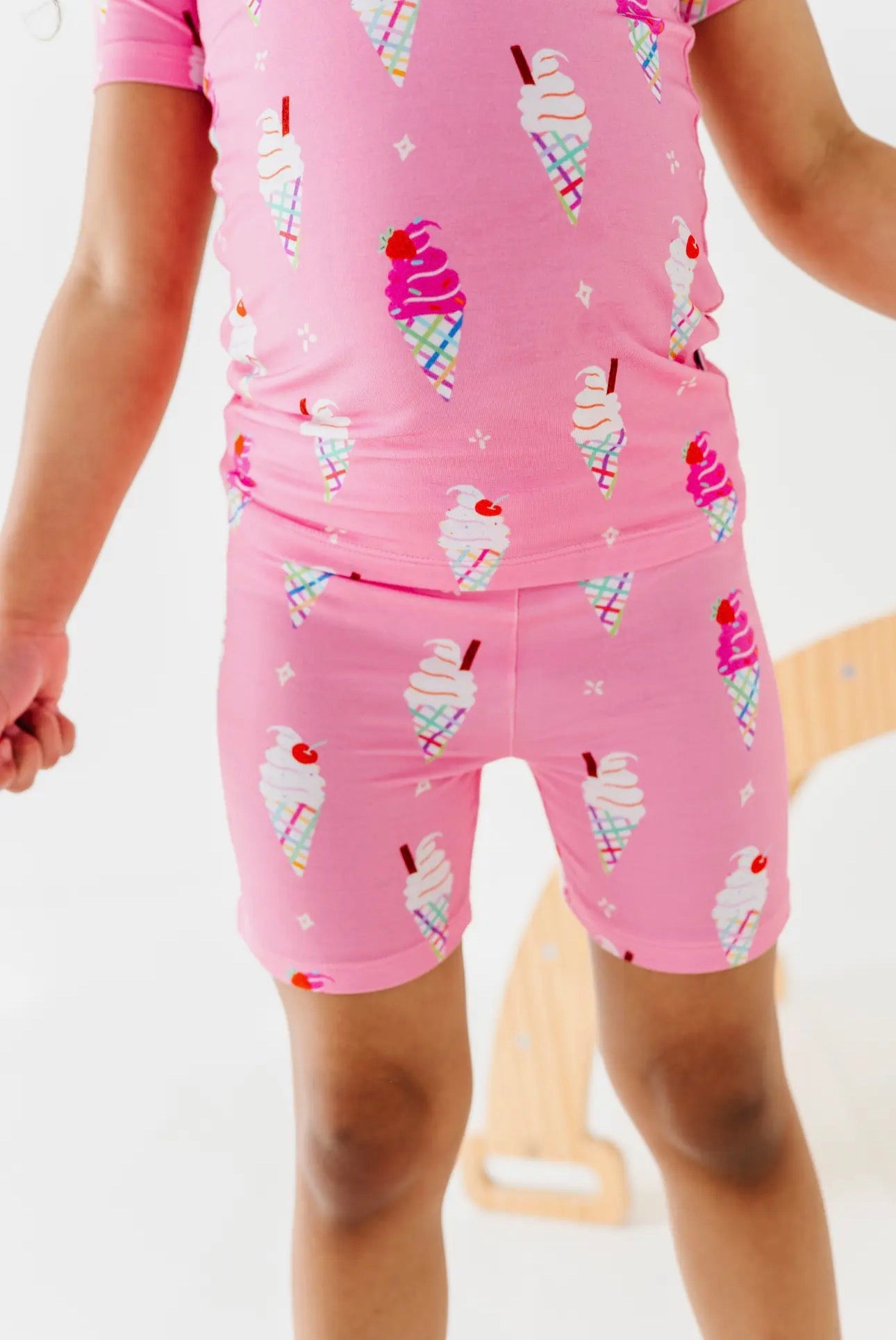 Sundae Funday Short Set - Pink