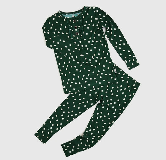 Dottie Ruffle Two Piece Christmas Bamboo