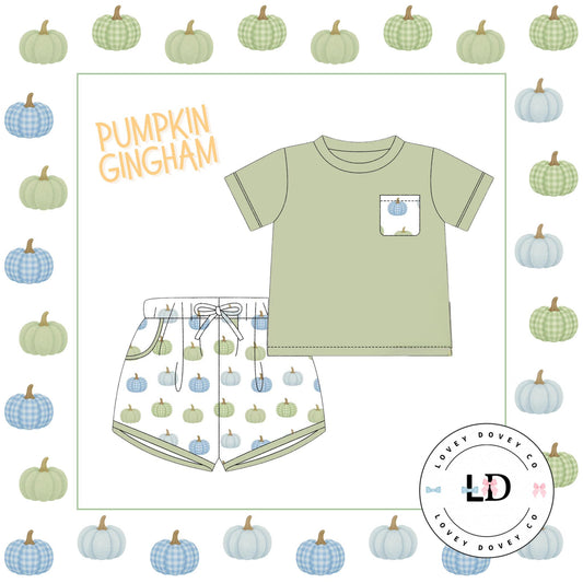 Pumpkin Gingham