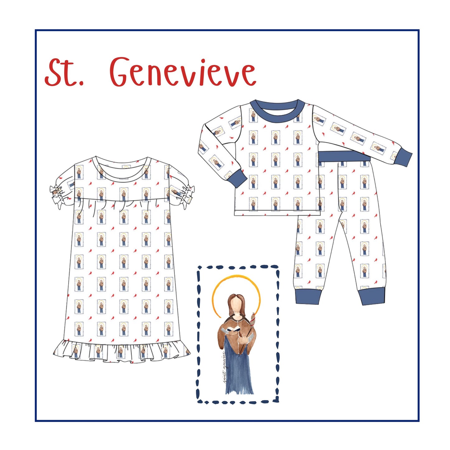 St. Genevieve Two Piece